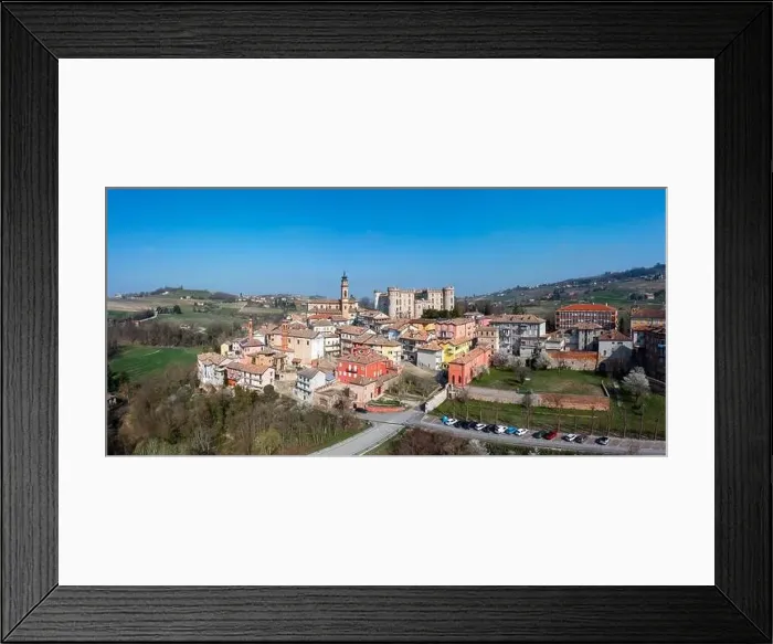Framed Print : Costiglione d'Asti, Italy - 12 March Framed Print : Costiglione d'Asti, Italy - 12 March