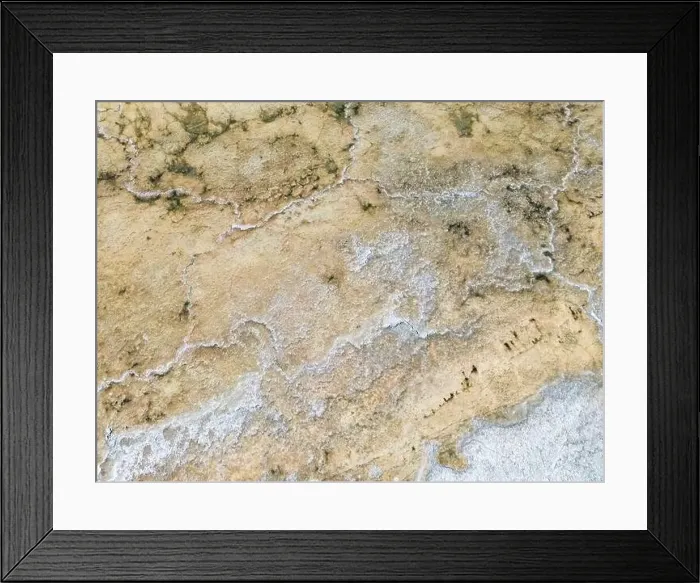 Framed Print : Completely dried out salt lake beside the Ruta40 in Argentina, South America - viewed from above Framed Print : Completely dried out salt lake beside the Ruta40 in Argentina, South America - viewed from above
