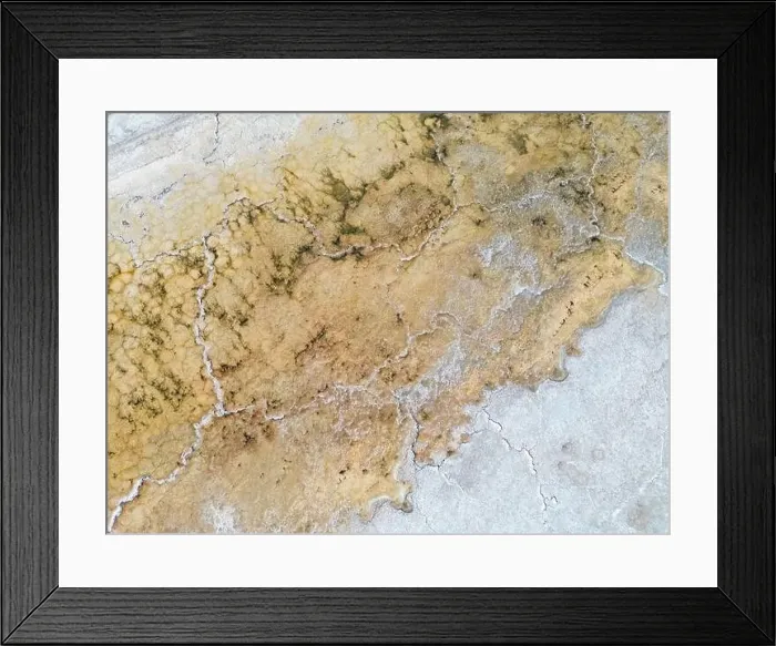 Framed Print : Completely dried out salt lake beside the Ruta40 in Argentina, South America - viewed from above Framed Print : Completely dried out salt lake beside the Ruta40 in Argentina, South America - viewed from above