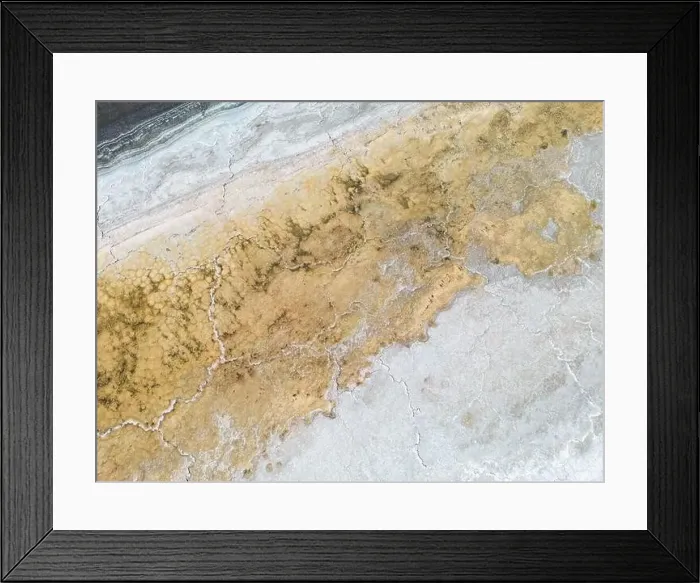 Framed Print : Completely dried out salt lake beside the Ruta40 in Argentina, South America - viewed from above Framed Print : Completely dried out salt lake beside the Ruta40 in Argentina, South America - viewed from above