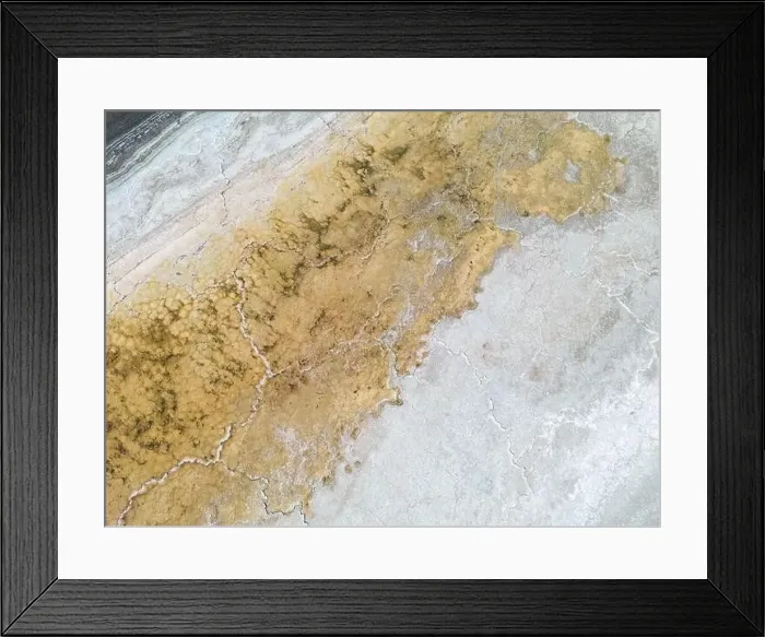 Framed Print : Completely dried out salt lake beside the Ruta40 in Argentina, South America - viewed from above Framed Print : Completely dried out salt lake beside the Ruta40 in Argentina, South America - viewed from above