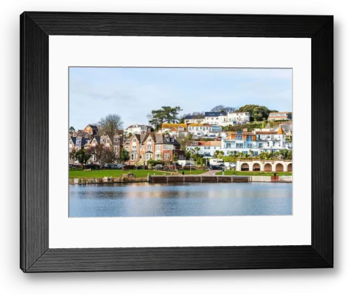 Framed Print : Goodrington Boating Lakes, Paignton, Devon, England Framed Print : Goodrington Boating Lakes, Paignton, Devon, England