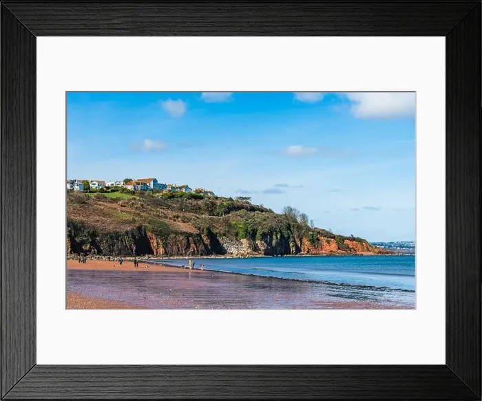 Framed Print : Goodrington Beach and Goodrington Promenade, Paignton, Devon, England, Europe Framed Print : Goodrington Beach and Goodrington Promenade, Paignton, Devon, England, Europe
