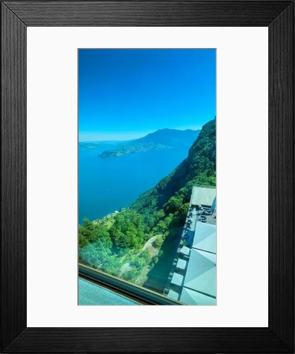 Framed Print : Panoramic View over Hotel Palace and Lake Lucerne and Mountain in a Sunny Summer Day in Burgenstock Framed Print : Panoramic View over Hotel Palace and Lake Lucerne and Mountain in a Sunny Summer Day in Burgenstock