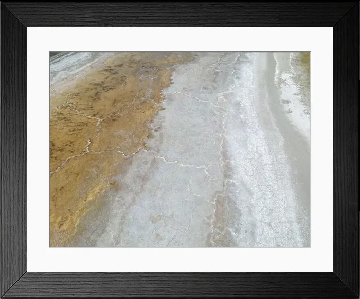 Framed Print : Completely dried out salt lake beside the Ruta40 in Argentina, South America - viewed from above Framed Print : Completely dried out salt lake beside the Ruta40 in Argentina, South America - viewed from above