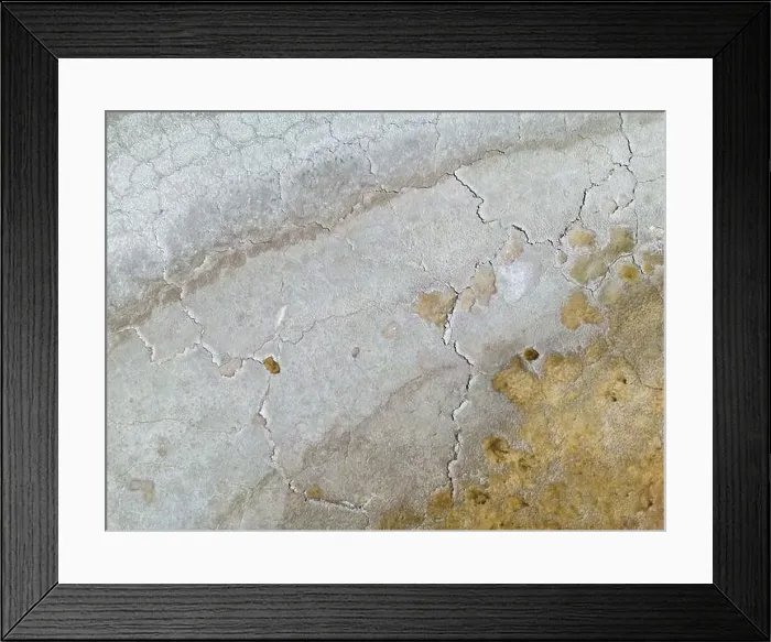 Framed Print : Completely dried out salt lake beside the Ruta40 in Argentina, South America - viewed from above Framed Print : Completely dried out salt lake beside the Ruta40 in Argentina, South America - viewed from above