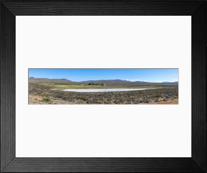 Framed Print : Completely dried out salt lake beside the Ruta40 in Argentina, South America - Panorama Framed Print : Completely dried out salt lake beside the Ruta40 in Argentina, South America - Panorama