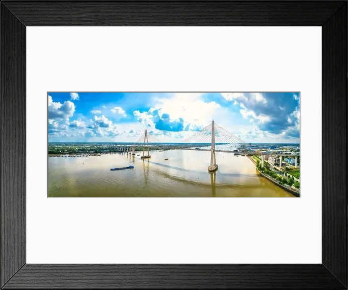 Framed Print : Rach Mieu bridge, Tien Giang, Vietnam Framed Print : Rach Mieu bridge, Tien Giang, Vietnam