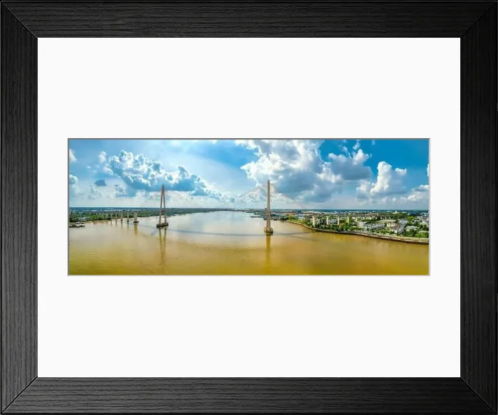 Framed Print : Rach Mieu bridge, Tien Giang, Vietnam Framed Print : Rach Mieu bridge, Tien Giang, Vietnam