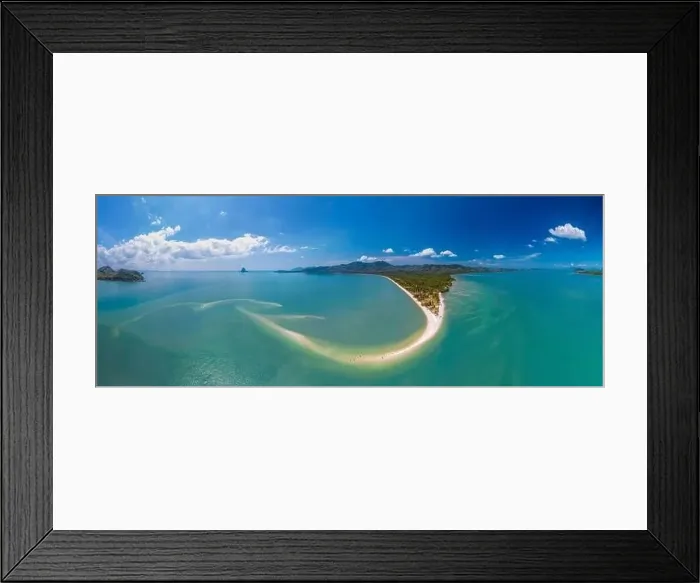 Framed Print : Aerial panorama drone shot of Lam Haed beach peninsula, Koh Yao Yai island, Phang nga, Thailand Framed Print : Aerial panorama drone shot of Lam Haed beach peninsula, Koh Yao Yai island, Phang nga, Thailand