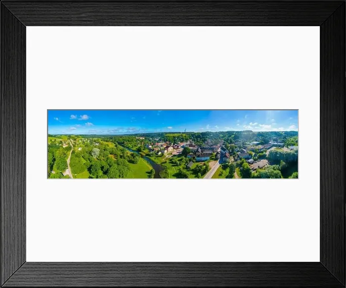 Framed Print : Cityscape of Latvian town Sabile Framed Print : Cityscape of Latvian town Sabile