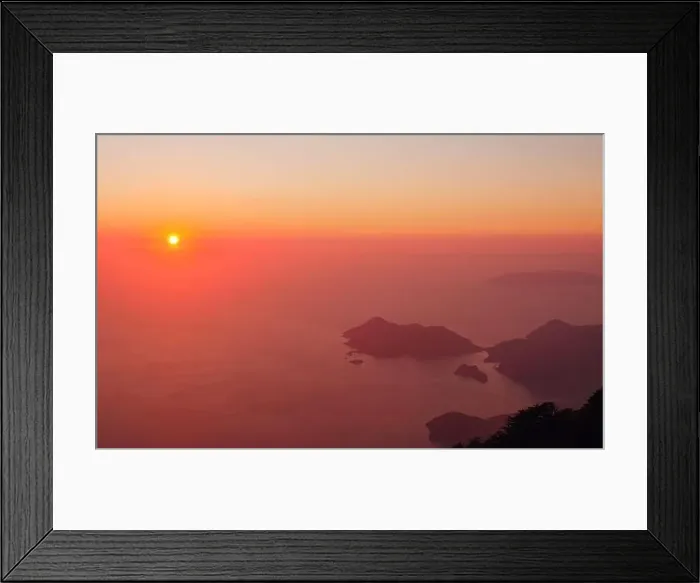 Framed Print : Summer scenery of Blue Lagoon with white sand located in city Oludeniz Framed Print : Summer scenery of Blue Lagoon with white sand located in city Oludeniz