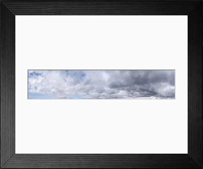 Framed Print : aerial panoramic view of cloudy sky at summer day. natural cloudscape background Framed Print : aerial panoramic view of cloudy sky at summer day. natural cloudscape background