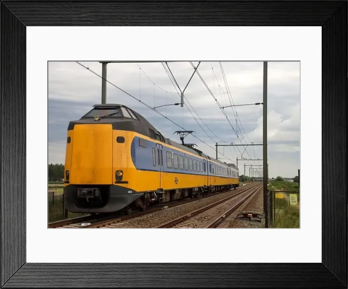 Framed Print : Barriers and red lights at railroad crossing in Moordrecht in the Netherlands Framed Print : Barriers and red lights at railroad crossing in Moordrecht in the Netherlands