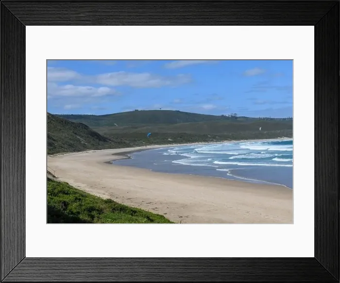 Framed Print : View at the beach of Buffalo bay on South Africa Framed Print : View at the beach of Buffalo bay on South Africa