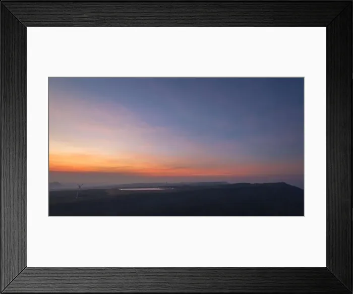 Framed Print : aerial view wind turbine viewpoint at Lamtakong dam Framed Print : aerial view wind turbine viewpoint at Lamtakong dam