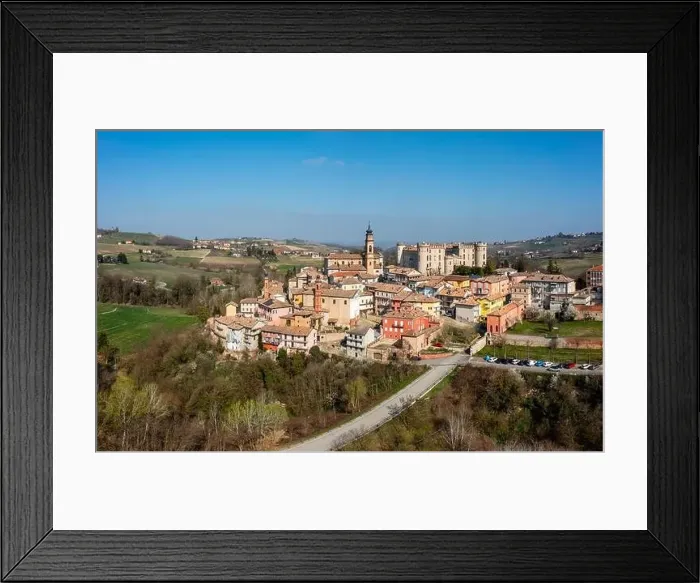 Framed Print : Costiglione d'Asti, Italy - 12 March Framed Print : Costiglione d'Asti, Italy - 12 March