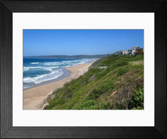 Framed Print : View at the beach of Wilderness on South Africa Framed Print : View at the beach of Wilderness on South Africa
