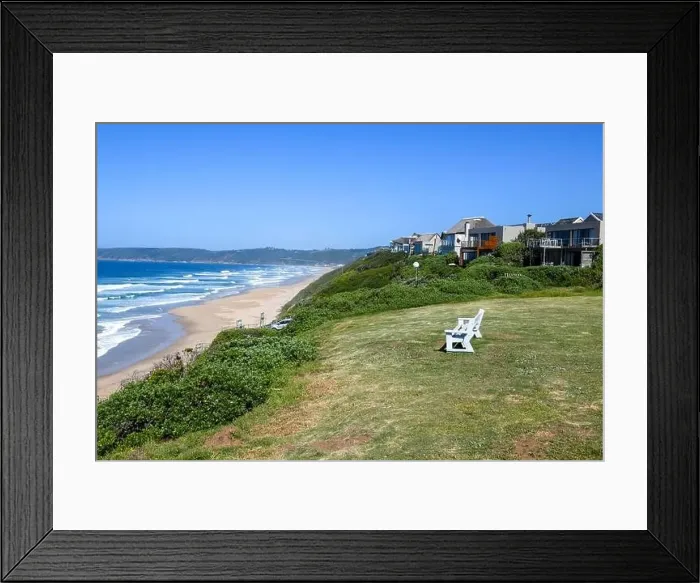 Framed Print : View at the beach of Wilderness on South Africa Framed Print : View at the beach of Wilderness on South Africa