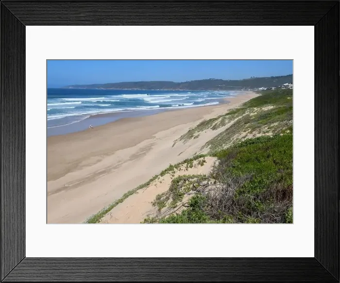 Framed Print : View at the beach of Wilderness on South Africa Framed Print : View at the beach of Wilderness on South Africa