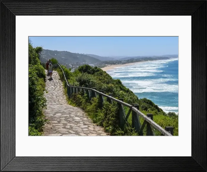 Framed Print : Wilderness, South Africa - 26 January 2023: view the beach of Wilderness on South Africa Framed Print : Wilderness, South Africa - 26 January 2023: view the beach of Wilderness on South Africa