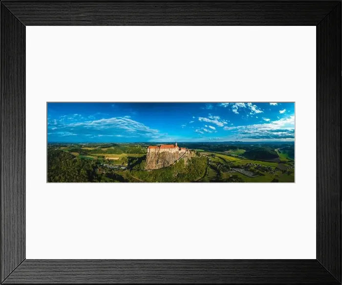 Framed Print : The Majestic Fortress of Riegersburg: A Bird's Eye View: Burg Riegersburg Framed Print : The Majestic Fortress of Riegersburg: A Bird's Eye View: Burg Riegersburg