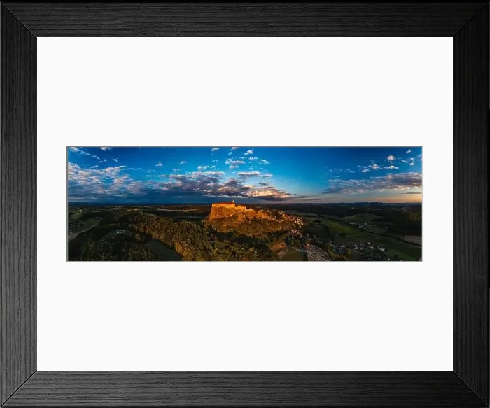 Framed Print : The Majestic Fortress of Riegersburg: A Bird's Eye View: Burg Riegersburg Framed Print : The Majestic Fortress of Riegersburg: A Bird's Eye View: Burg Riegersburg