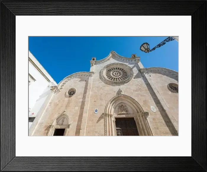 Framed Print : Ostuni aerial viwe, itria valley, apulia, italy Framed Print : Ostuni aerial viwe, itria valley, apulia, italy