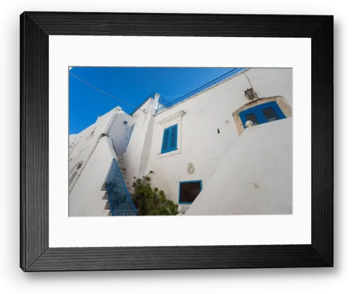 Framed Print : Ostuni aerial viwe, itria valley, apulia, italy Framed Print : Ostuni aerial viwe, itria valley, apulia, italy