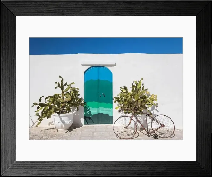 Framed Print : Ostuni aerial viwe, itria valley, apulia, italy Framed Print : Ostuni aerial viwe, itria valley, apulia, italy