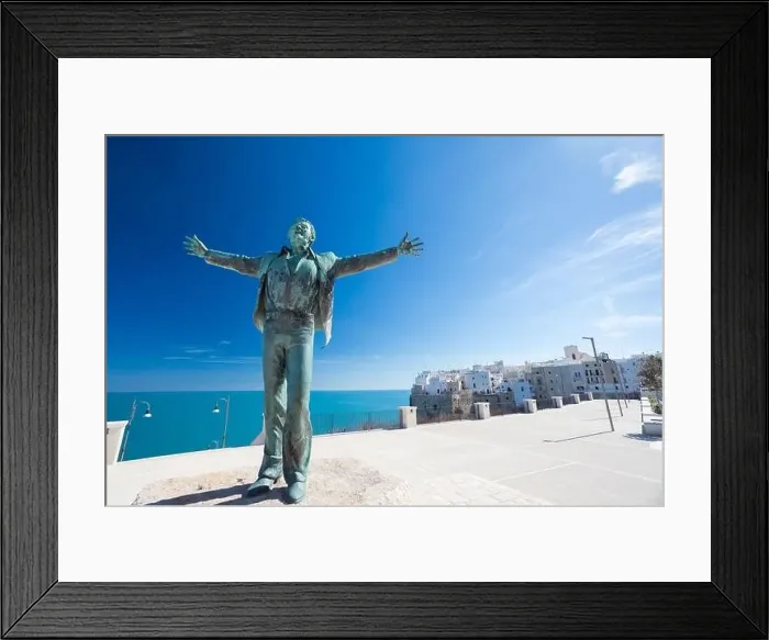 Framed Print : Polignano aerial view, apulia, italy Framed Print : Polignano aerial view, apulia, italy