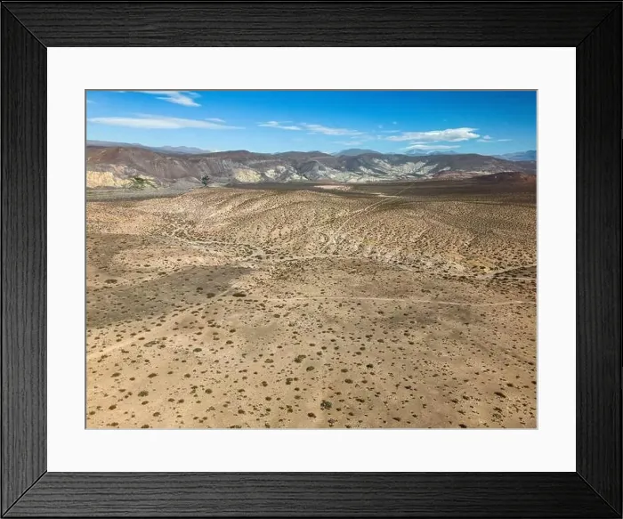 Framed Print : Aerial view of the remote Framed Print : Aerial view of the remote