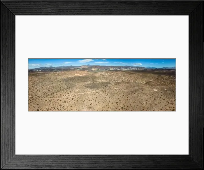 Framed Print : Aerial view of the remote Framed Print : Aerial view of the remote