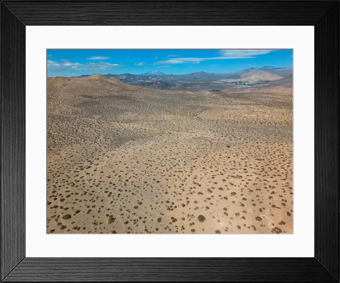 Framed Print : Aerial view of the remote Framed Print : Aerial view of the remote