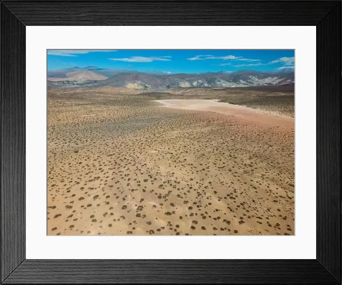 Framed Print : Aerial view of the remote Framed Print : Aerial view of the remote