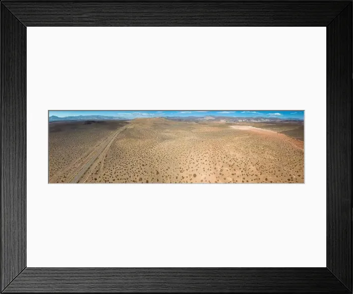 Framed Print : Aerial view of the remote Framed Print : Aerial view of the remote