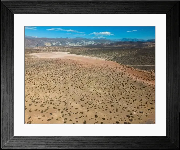 Framed Print : Aerial view of the remote Framed Print : Aerial view of the remote