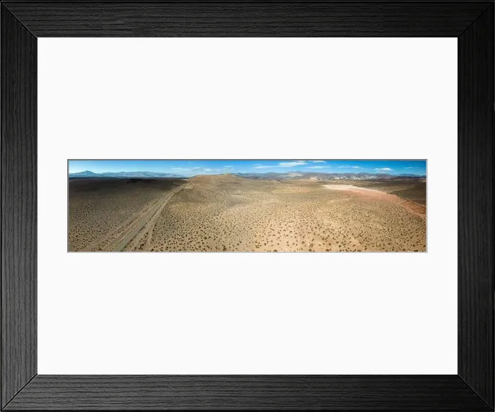 Framed Print : Aerial view of the remote Framed Print : Aerial view of the remote
