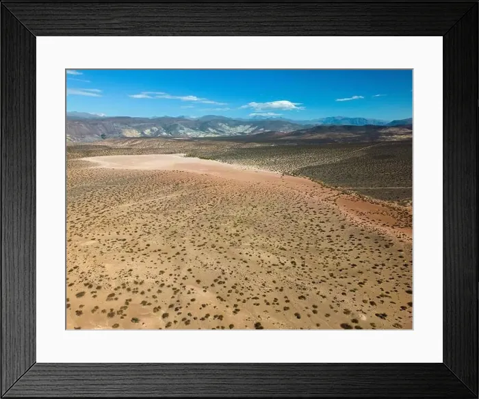 Framed Print : Aerial view of the remote Framed Print : Aerial view of the remote