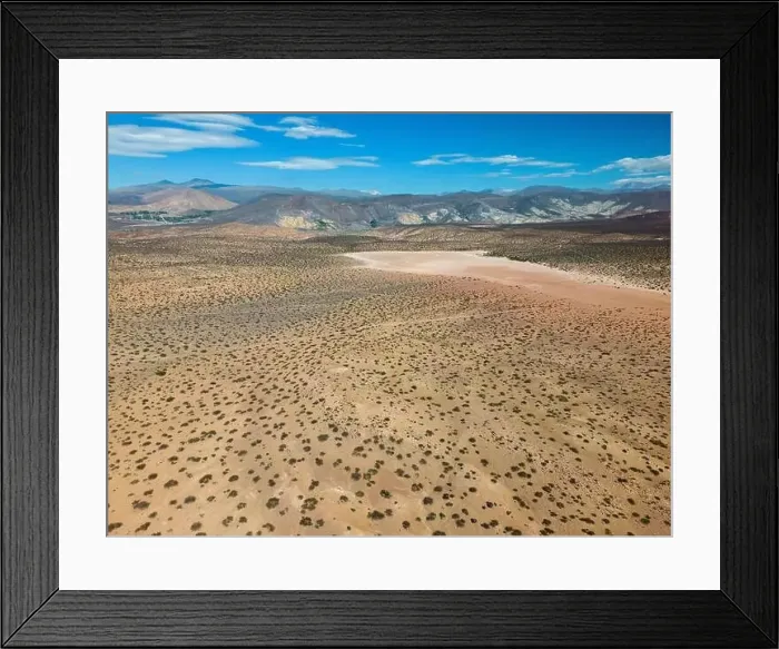 Framed Print : Aerial view of the remote Framed Print : Aerial view of the remote