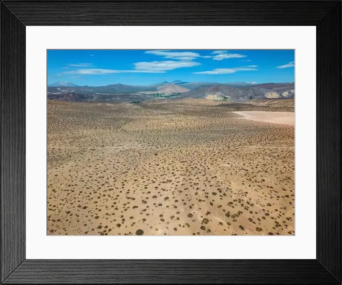 Framed Print : Aerial view of the remote Framed Print : Aerial view of the remote