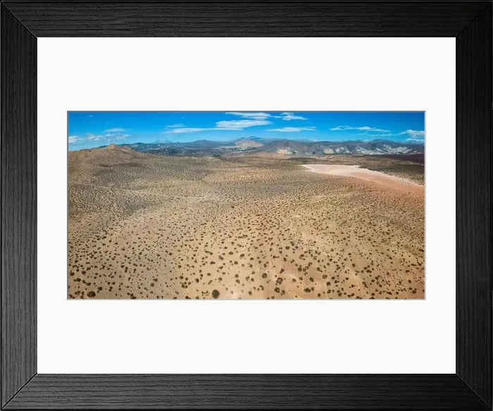 Framed Print : Aerial view of the remote Framed Print : Aerial view of the remote