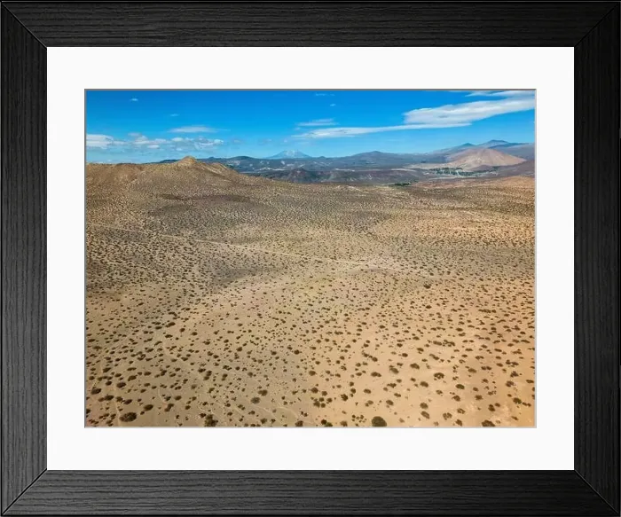 Framed Print : Aerial view of the remote Framed Print : Aerial view of the remote