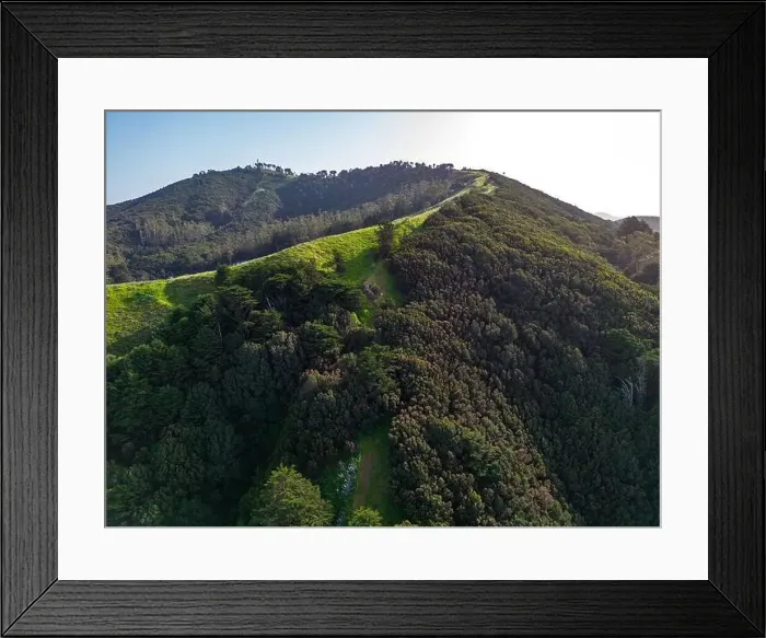 Framed Print : Aerial View at Green Volcanic Hills near Villa de Valverde at El Hierro Island. Canary Island, Spain Framed Print : Aerial View at Green Volcanic Hills near Villa de Valverde at El Hierro Island. Canary Island, Spain