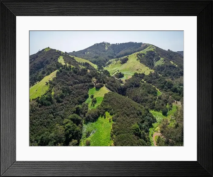 Framed Print : Aerial View at Green Volcanic Hills near Villa de Valverde at El Hierro Island. Canary Island, Spain Framed Print : Aerial View at Green Volcanic Hills near Villa de Valverde at El Hierro Island. Canary Island, Spain
