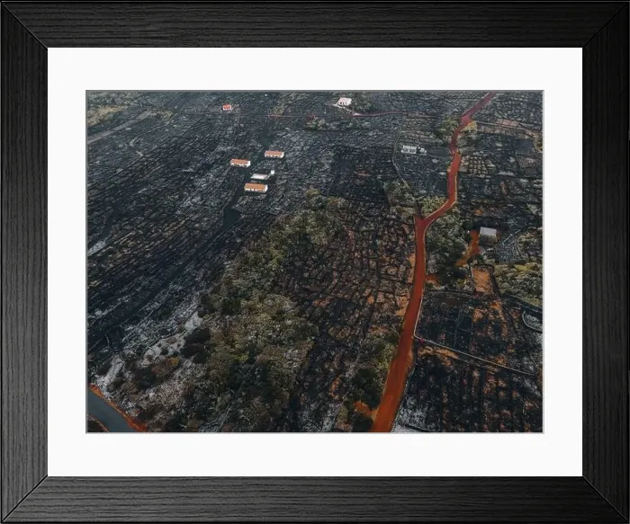 Framed Print : Drone view of Vineyard Landscape of Pico, the Azores Framed Print : Drone view of Vineyard Landscape of Pico, the Azores
