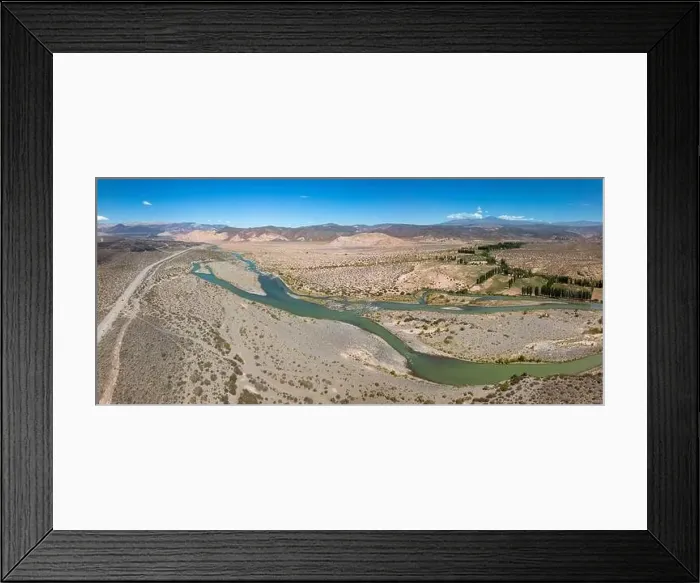 Framed Print : Aerial view of the remote Framed Print : Aerial view of the remote
