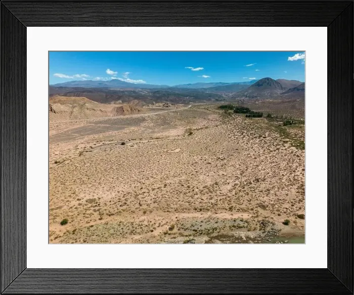 Framed Print : Aerial view of the remote Framed Print : Aerial view of the remote