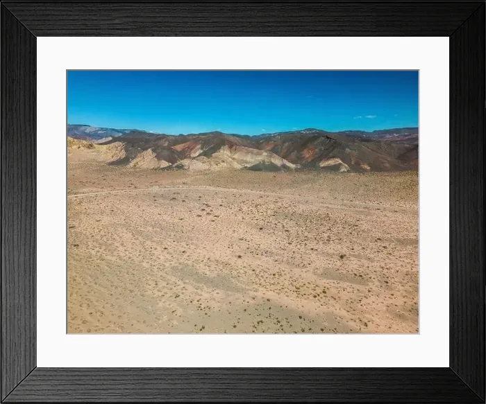 Framed Print : Aerial view of the remote Framed Print : Aerial view of the remote