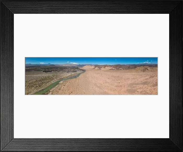 Framed Print : Aerial view of the remote Framed Print : Aerial view of the remote